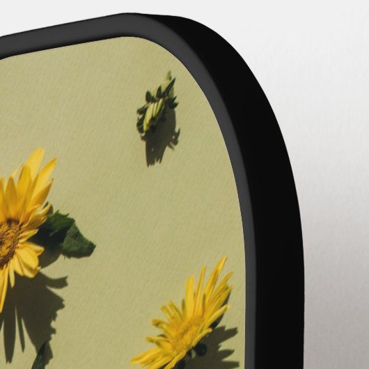 Trailblazer Daisies Kitsch Personalisiert Pickleball Schläger (Linke Seite)