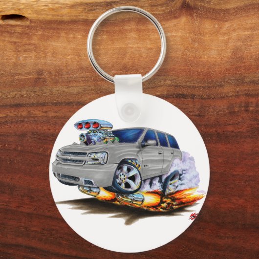 Trailblazer SS Silver Truck Schlüsselanhänger (Vorderseite)