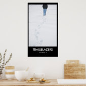 TRAILBLAZERS vermasseln Dingen das Demotivationspo Poster (Küche)