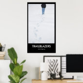 TRAILBLAZERS vermasseln Dingen das Demotivationspo Poster (Heimbüro)