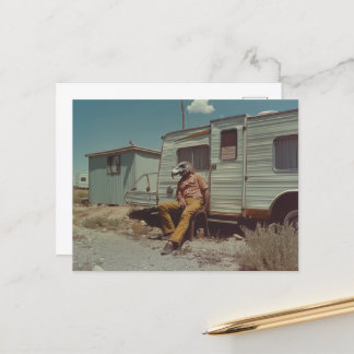 Trailer Park Birdman Postkarte