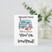 Trailer Park Müll mit Klasse Einladung (Stehend Vorderseite)