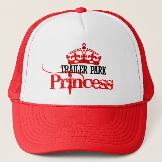Trailer Park Princess Truckerkappe (Vorderseite)