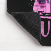 Trailer Park Queen Funny Camping Pink Trailer Cara Mousepad (Ecke)