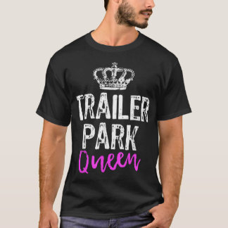 Trailer Park Queen Funny Redneck Camping Weihnacht T-Shirt
