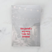 Trailer Park Weihnachtskarte Dankeskarte (Innenseite)