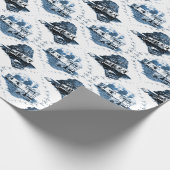 Trailer Trash Toile Geschenkpapier (Ecke)