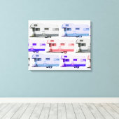 Trailer Vintag Leinwanddruck (Insitu (Holzboden))