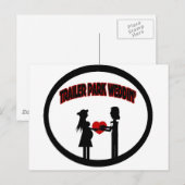 Trailerhochzeit Postkarte (Vorne/Hinten)