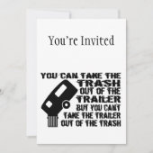 Trailermüll Einladung (Vorderseite)
