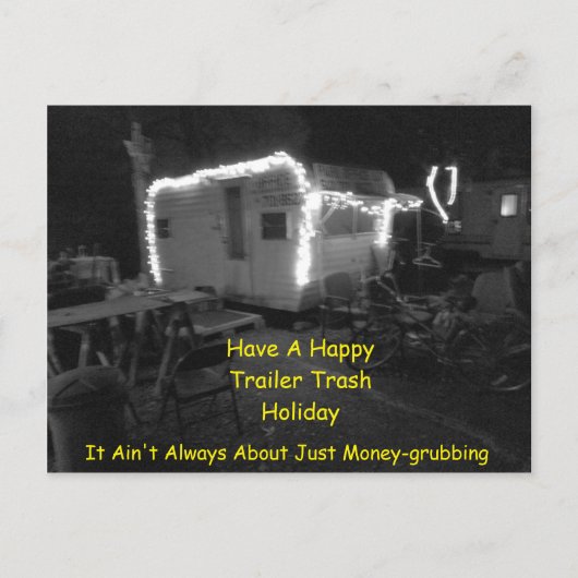 Trailermüll Holiday EDL121015 Feiertagspostkarte (Vorderseite)