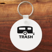 "Trailermüll" Schlüsselanhänger (Vorderseite)