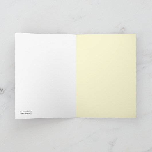 Trailing Abutilon Karte (Innenseite)