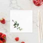 Trailing Ivy Vine - Grüne Blätter Serviette (Beispiel)