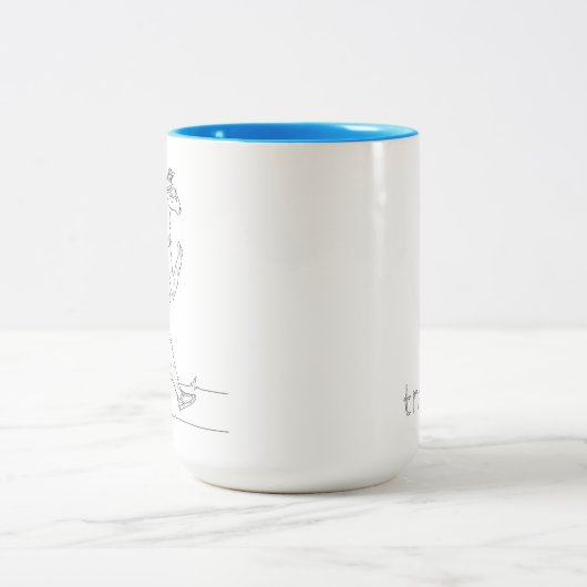 Trailpaca Feelin es Kaffee-Tasse Zweifarbige Tasse (Mittel)