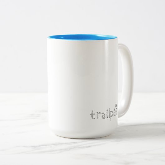Trailpaca Feelin es Kaffee-Tasse Zweifarbige Tasse (VorderseiteRechts)