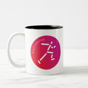 Trailrunning, Cross-Country-Laufen Zweifarbige Tasse