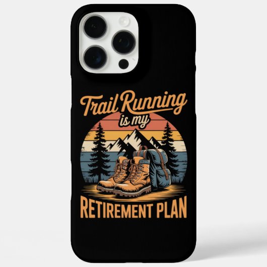Trailrunning ist mein Rentenplan Case-Mate iPhone Hülle (Rückseite)