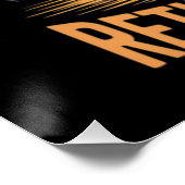Trailrunning ist mein Rentenplan Poster (Ecke)