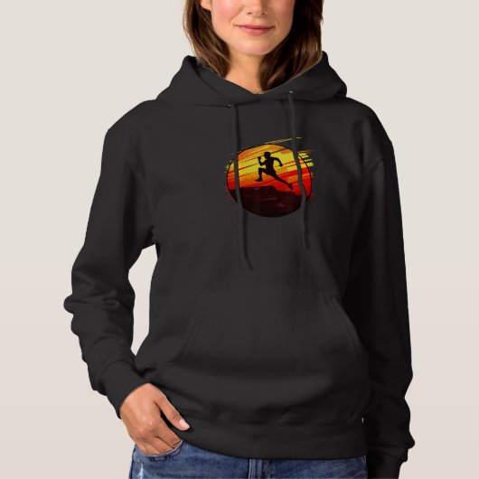 Trailrunning Man Hoodie (Vorderseite)