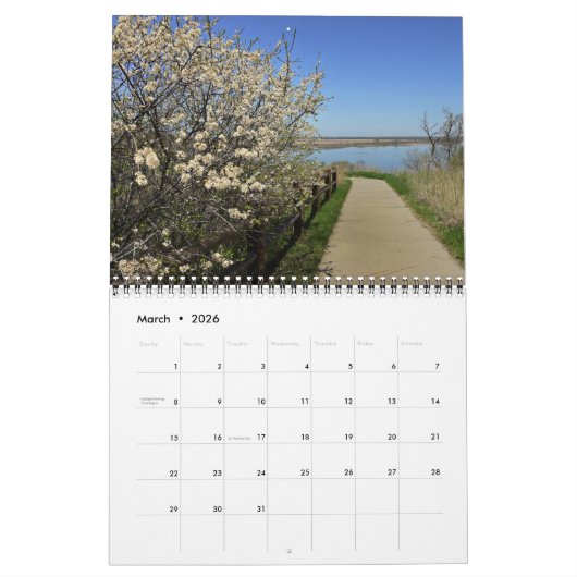 Trails Calendar 2026 Kalender (Mär 2026)