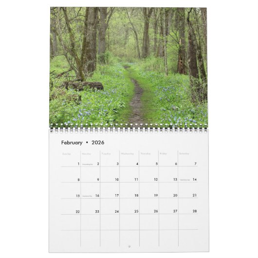 Trails Calendar 2026 Kalender (Feb 2026)