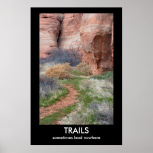 TRAILS Demotivationspaket Poster
