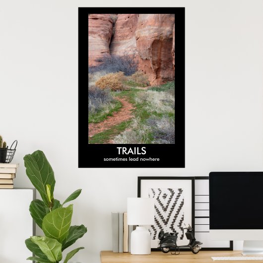 TRAILS Demotivationspaket Poster (Heimbüro)