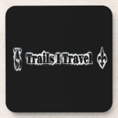 Trails I Travel Untersetzer (Vorderseite)