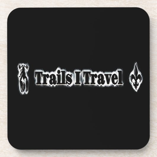 Trails I Travel Untersetzer (Vorderseite)