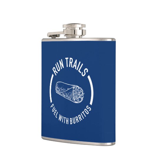 Trails laufen, mit Burritos beleben Flachmann (Links)