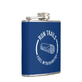 Trails laufen, mit Burritos beleben Flachmann (Rechts)