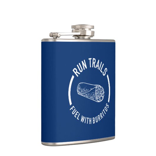 Trails laufen, mit Burritos beleben Flachmann (Rechts)