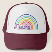 #TrailsRoc Pride Truckerkappe (Vorderseite)