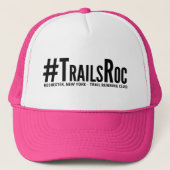#TrailsRoc Rochester Trail Running Club Truckerkappe (Vorderseite)