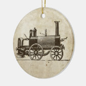 Train Antique Toy Steam Train Motor Keramikornament (Links)