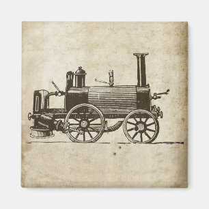 Train Antique Toy Steam Train Motor Magnet