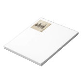 Train Antique Toy Steam Train Motor Notizblock (Rotiert)