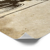 Train Antique Toy Steam Train Motor Poster (Ecke)