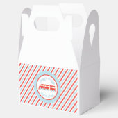 Train Birthday Gable Favor Box Geschenkschachtel (Geöffnet)