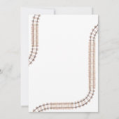 Train Birthday Invite Boy Chugga Choo Bahn Party Einladung (Rückseite)