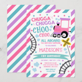 Train Birthday Invite Chugga Chugga Choo Choo Einladung