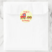 Train Birthday Sticker (Tasche)