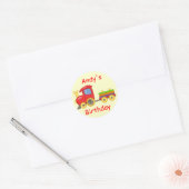 Train Birthday Sticker (Umschlag)