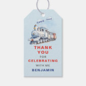 Train Birthday Vielen Dank, dass Sie das Geschenks Geschenkanhänger (Vorderseite)