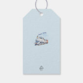 Train Birthday Vielen Dank, dass Sie das Geschenks Geschenkanhänger (Rückseite)