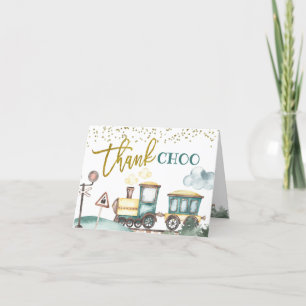 Train Boy 2. Geburtstag Vielen Dank für Ihre gekla Dankeskarte