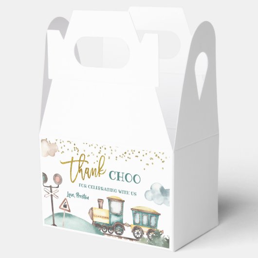 Train Boy Birthday Gevor Geschenkboxen Geschenkschachtel (Geöffnet)