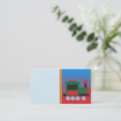 Train Business Card Visitenkarte (Stehend Vorderseite)