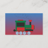 Train Business Card Visitenkarte (Rückseite)